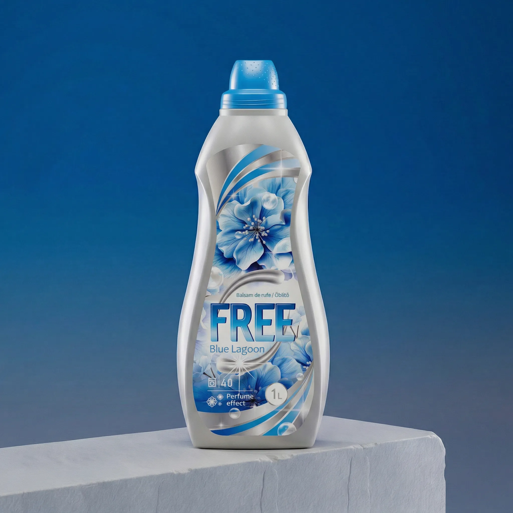 Balsam de rufe FREE – Blue Lagoon – 1L (40 spălări)