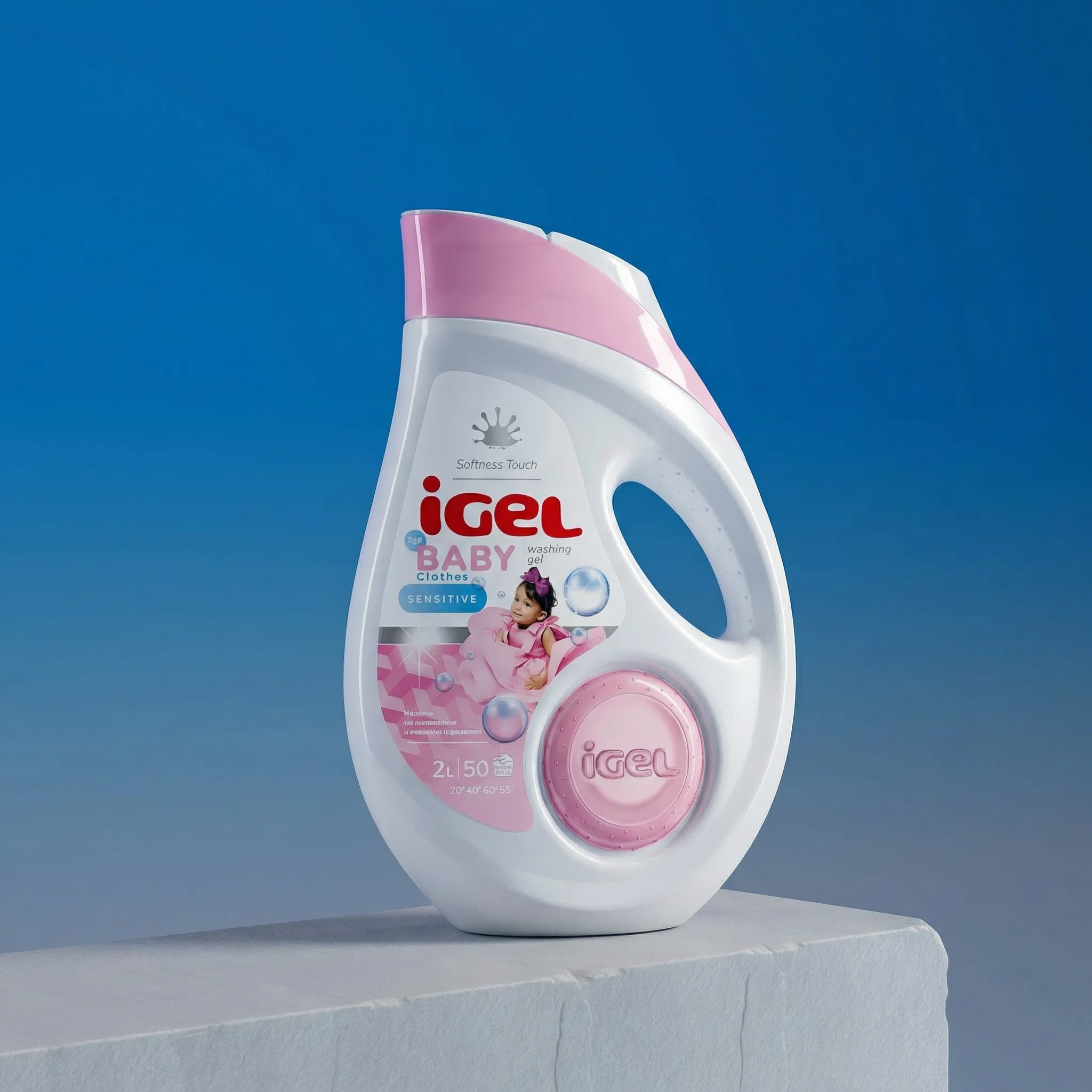 Detergent lichid rufe IGEL – Baby – 2L