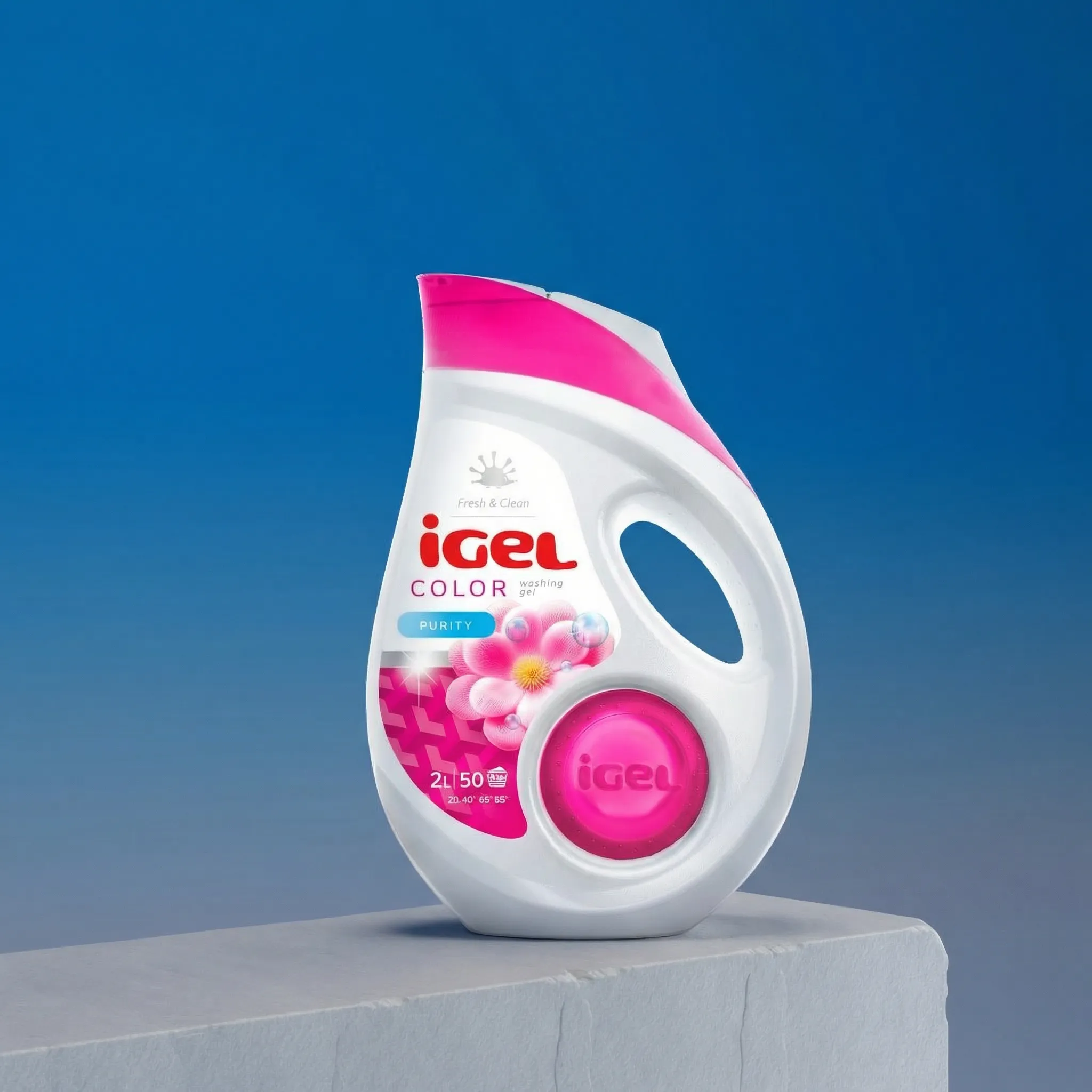 Detergent lichid rufe IGEL – Color – 2L