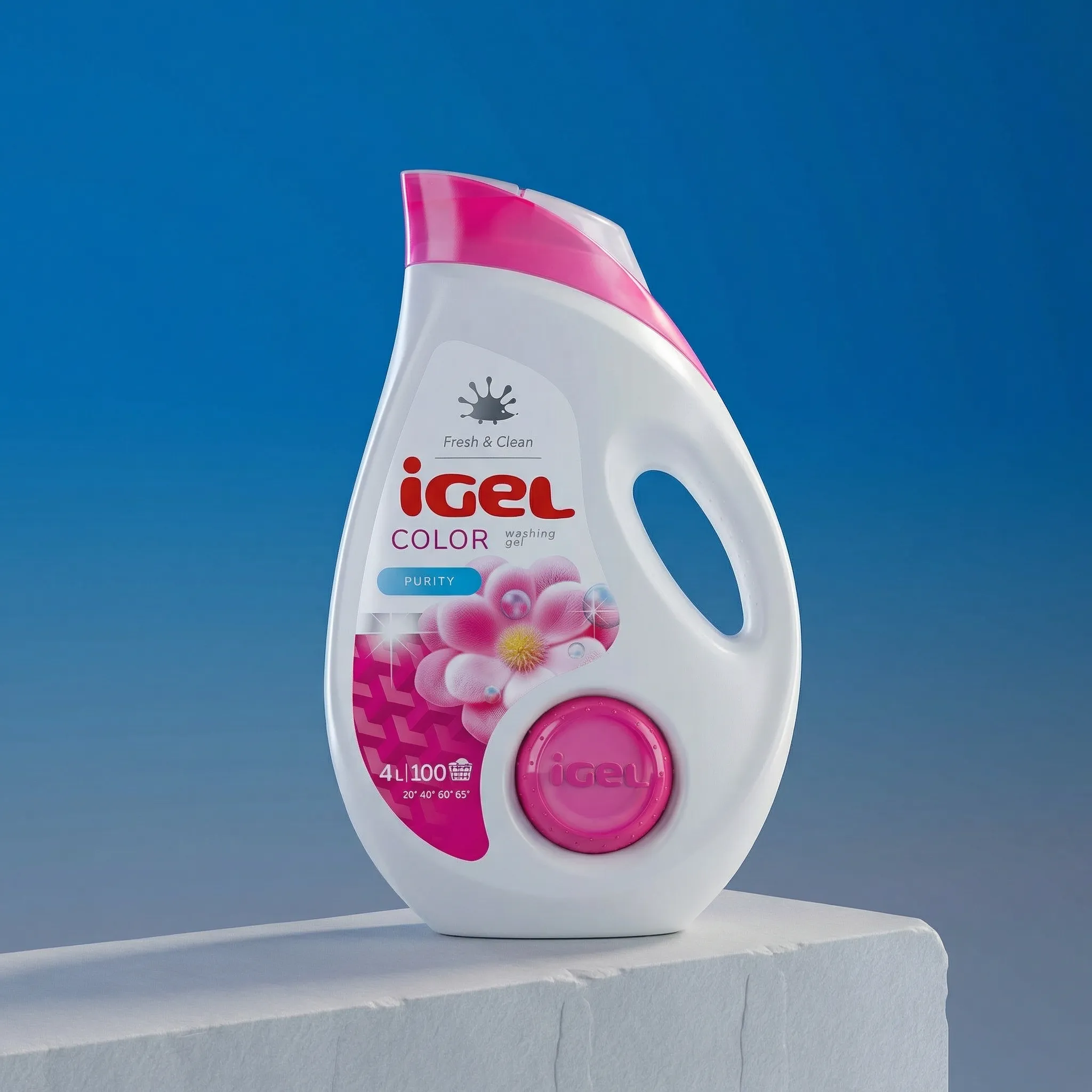 Detergent lichid rufe IGEL – Color – 4L