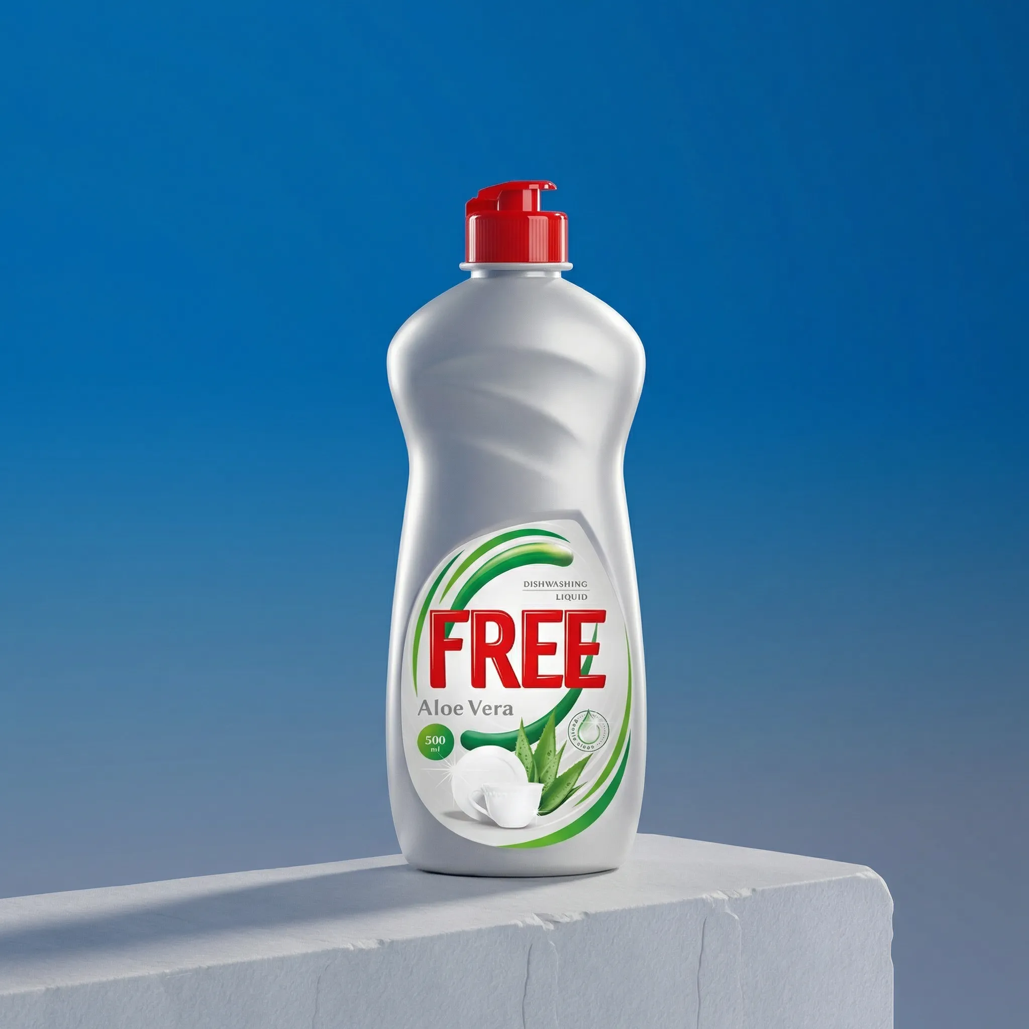 Detergent lichid de vase FREE – Aloe Vera – 0.5L