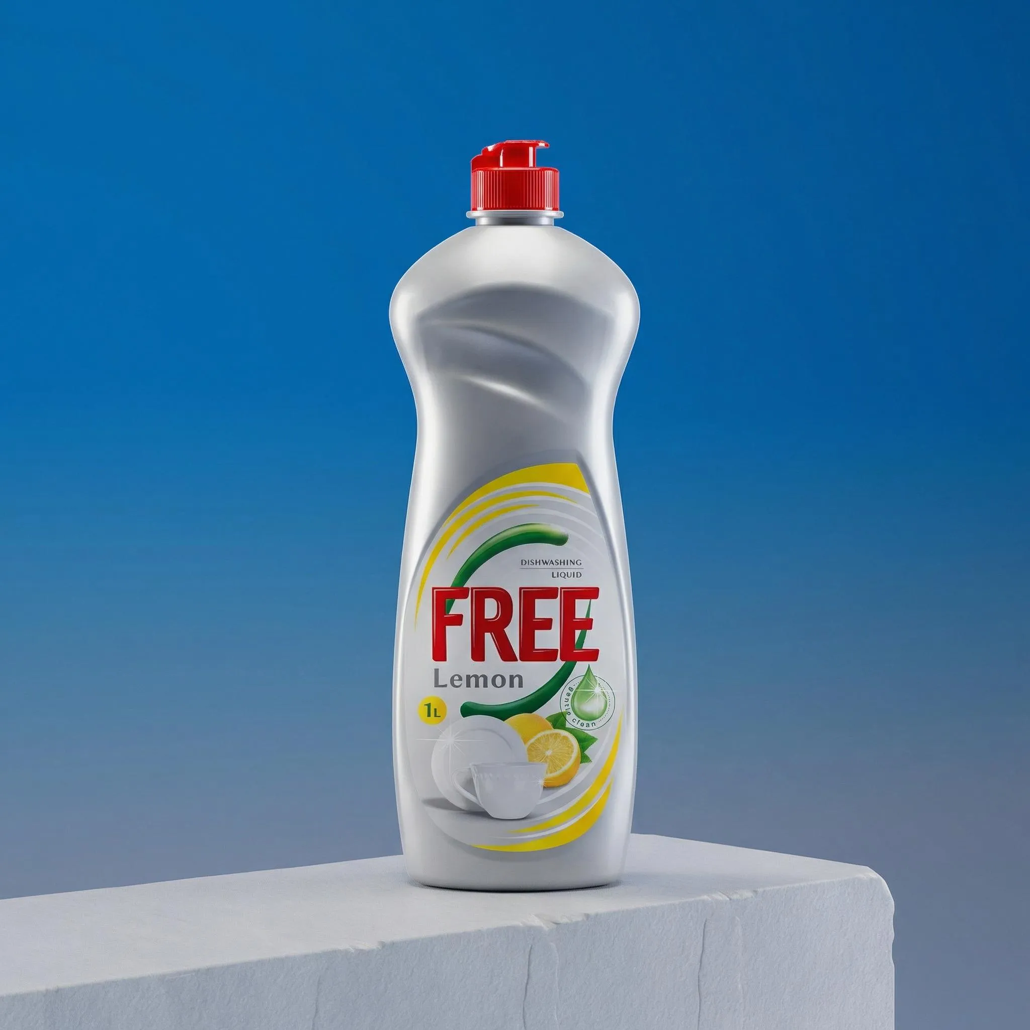 Detergent lichid de vase FREE – Lămâie – 1L