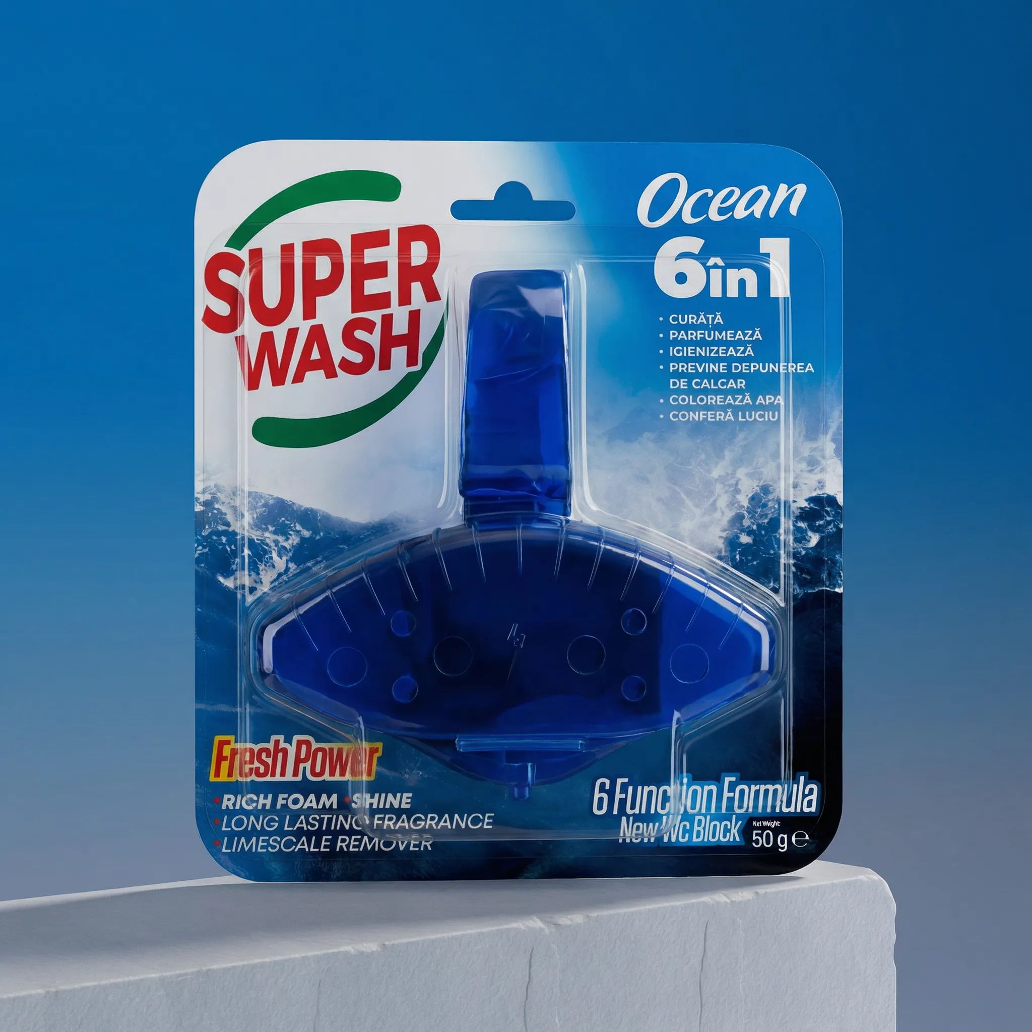 Odorizant WC Super Wash – Ocean – 1 x 50 g