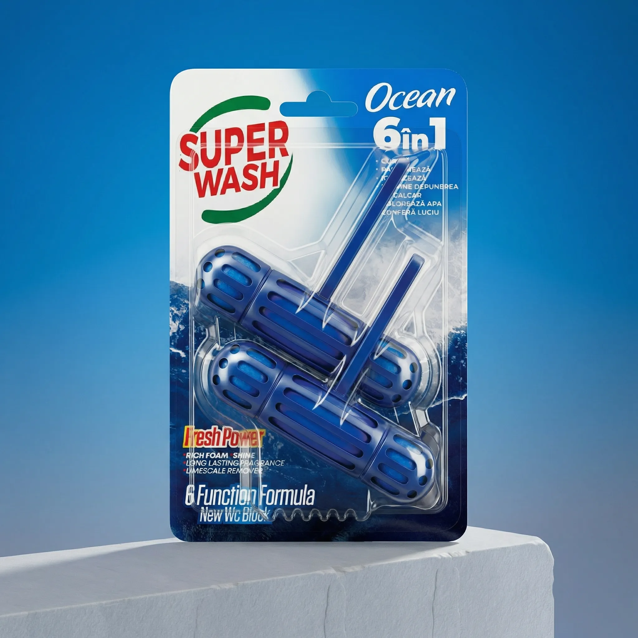 Odorizant WC Super Wash – Ocean – 2 x 50 g