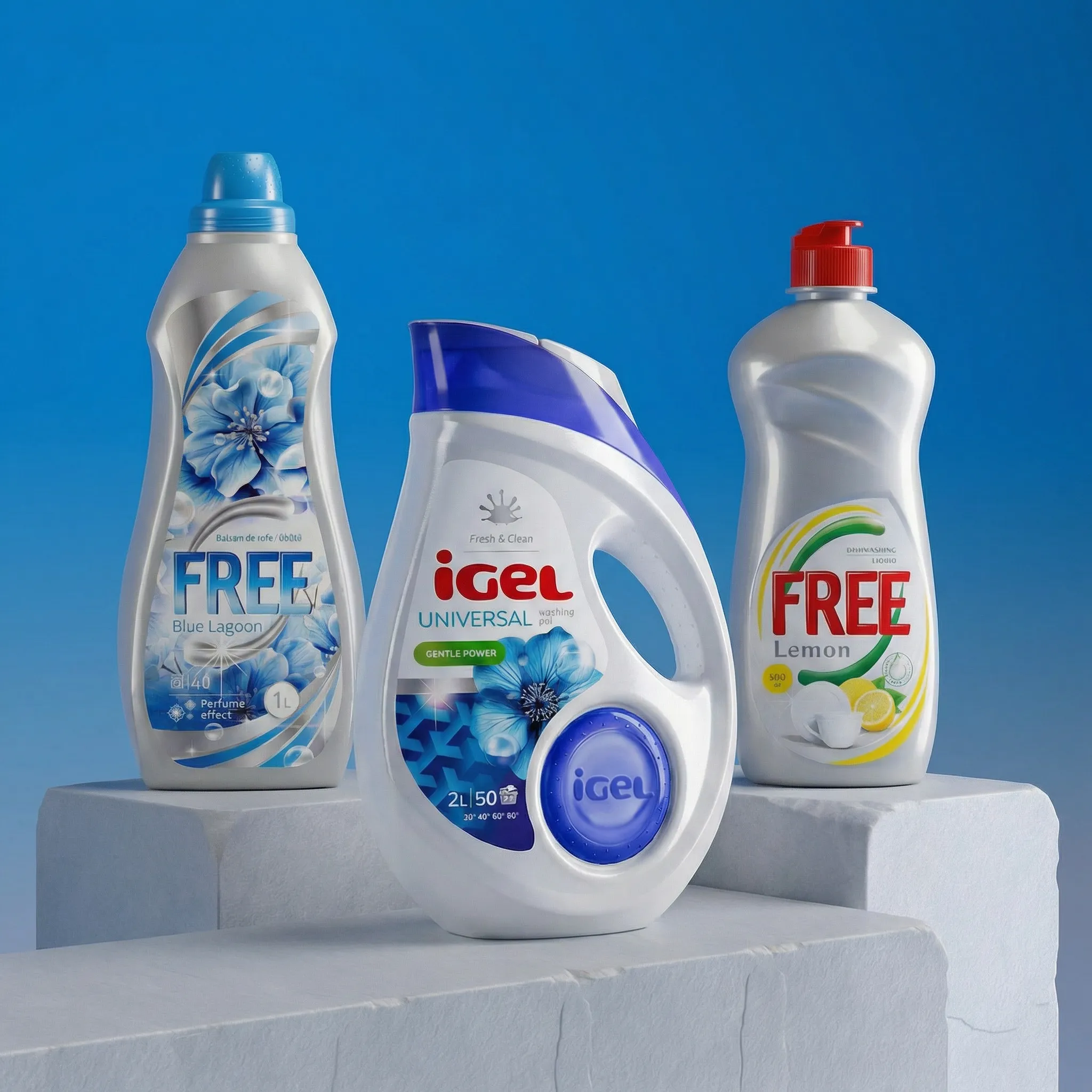 Pachet Detergent Universal 2L cu Balsam și Vase