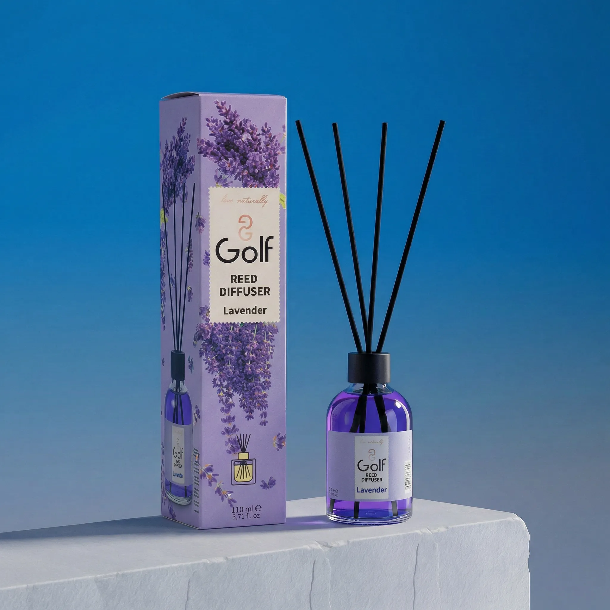 Difuzor cu bețișoare GOLF – Lavandă – 110 ml