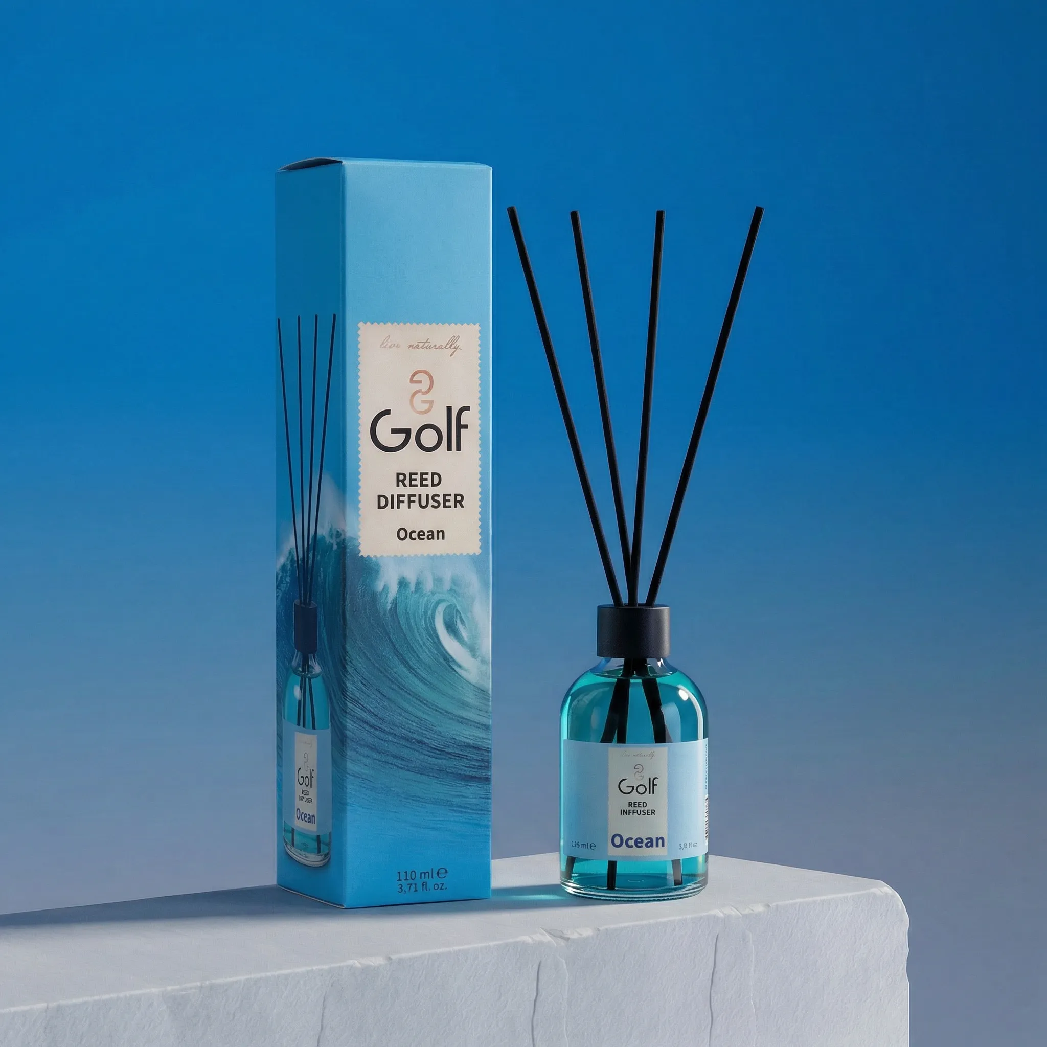 Difuzor cu bețișoare GOLF – Ocean – 110 ml