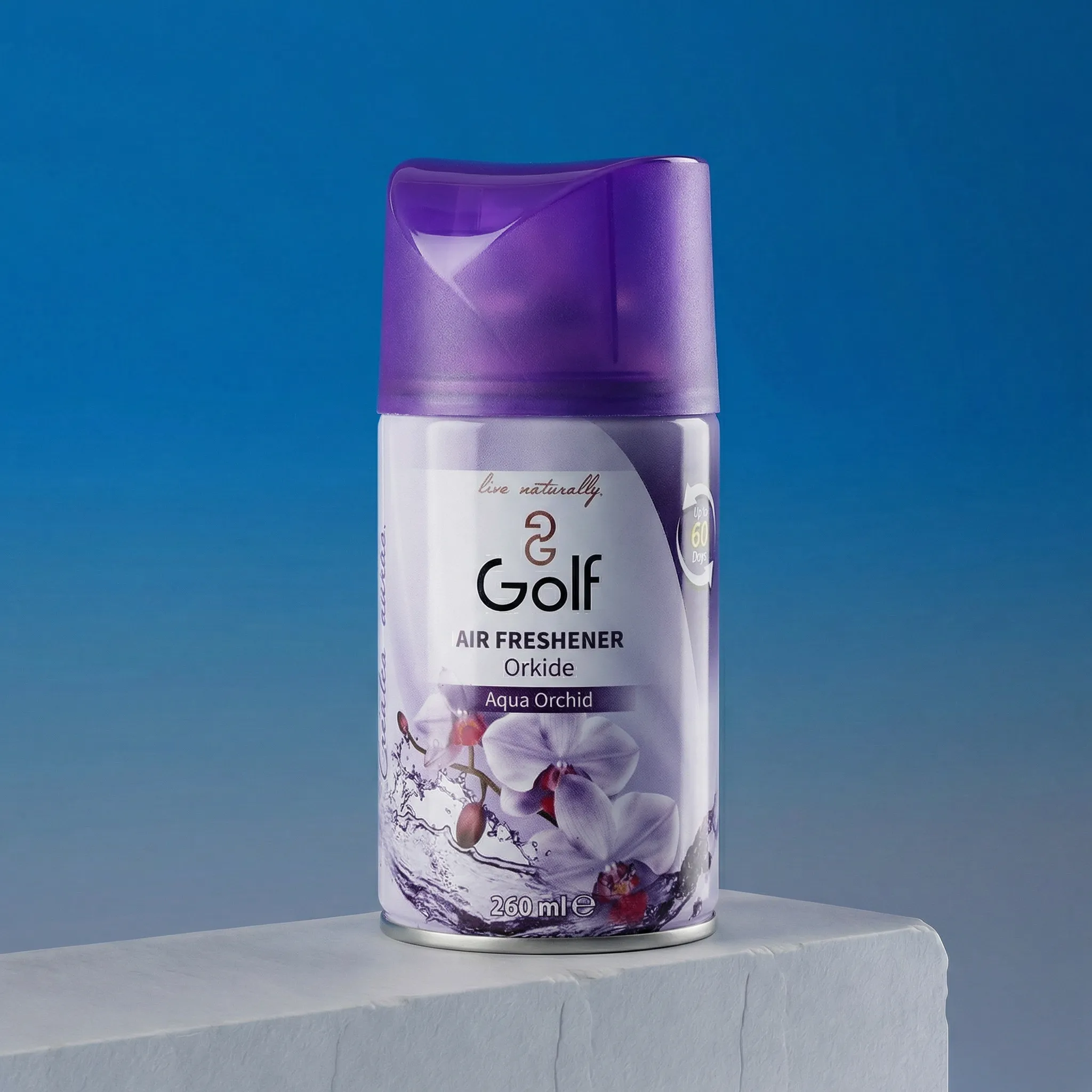 Odorizant spray GOLF – Aqua Orchid – 260 ml